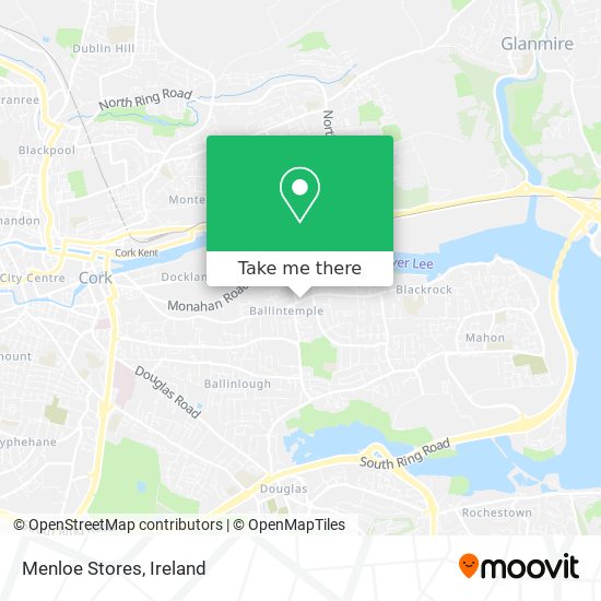 Menloe Stores map