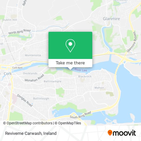 Reviveme Carwash map