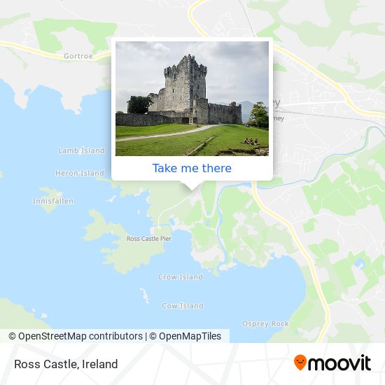 Ross Castle map
