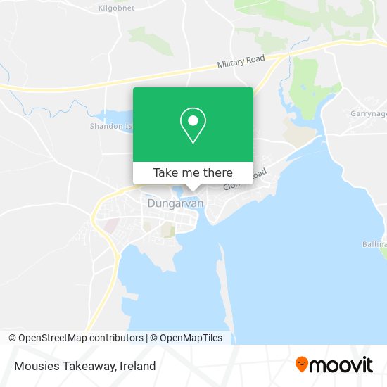 Mousies Takeaway map