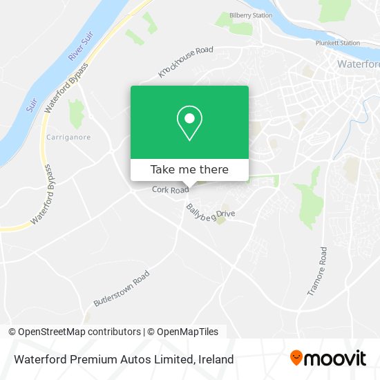 Waterford Premium Autos Limited map