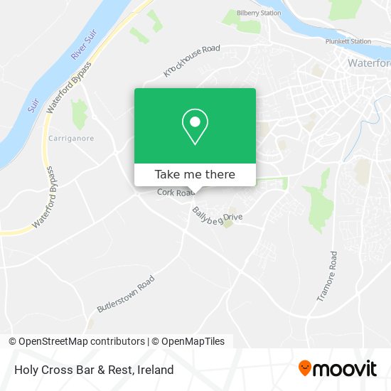 Holy Cross Bar & Rest map