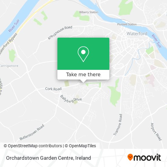 Orchardstown Garden Centre map