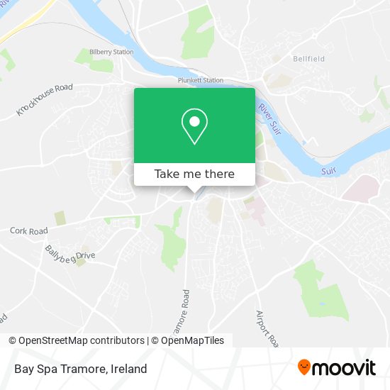 Bay Spa Tramore map