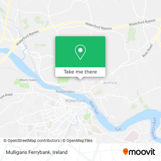 Mulligans Ferrybank map