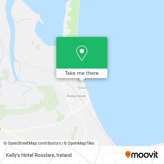 Kelly's Hotel Rosslare map