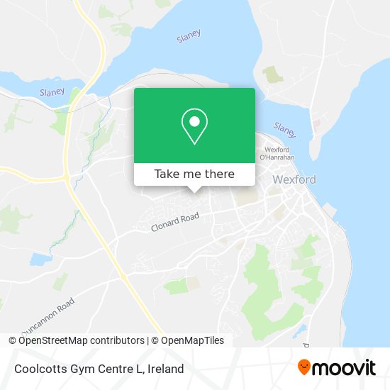 Coolcotts Gym Centre L map