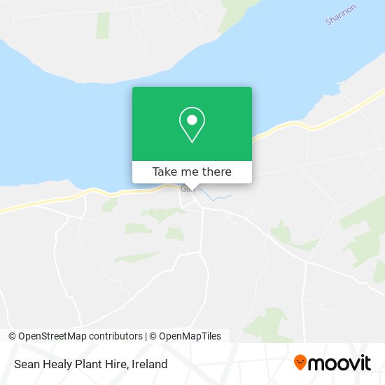 Sean Healy Plant Hire map