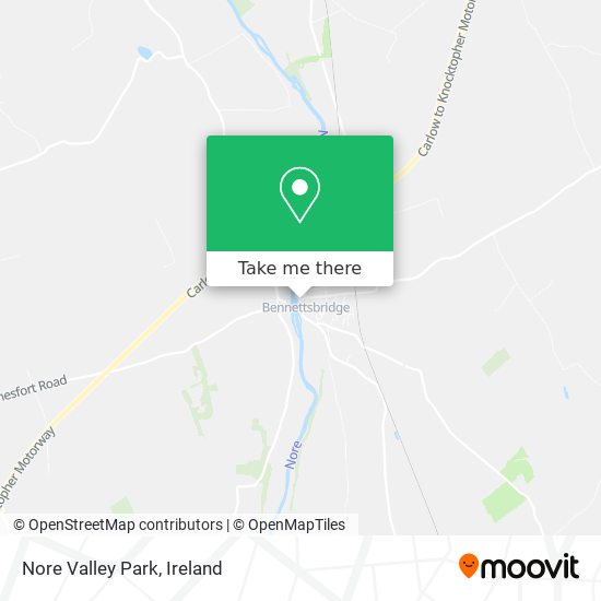 Nore Valley Park map