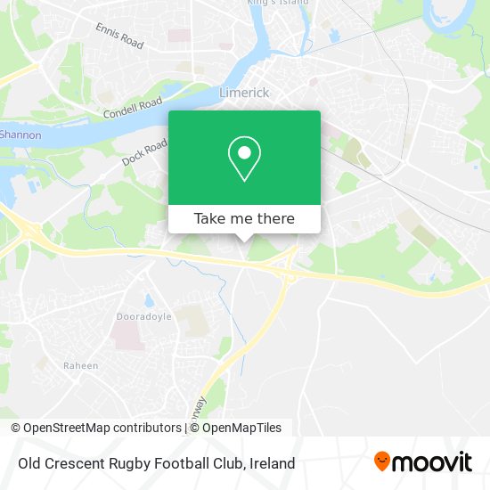 Old Crescent Rugby Football Club map