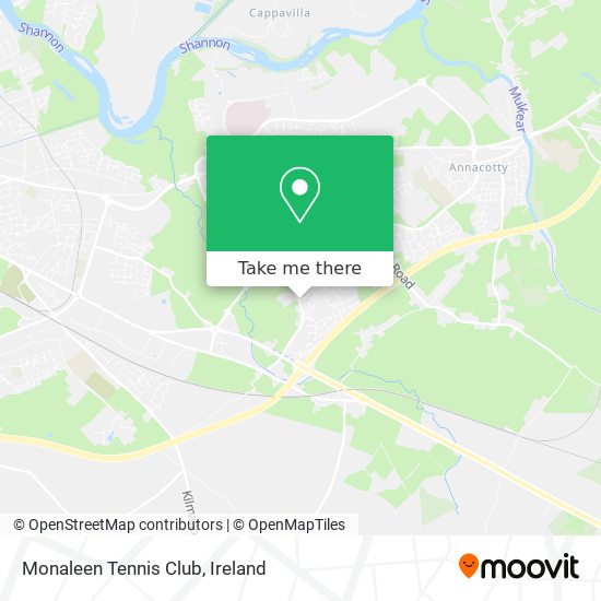 Monaleen Tennis Club map