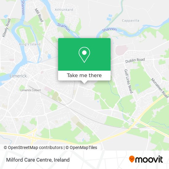Milford Care Centre map