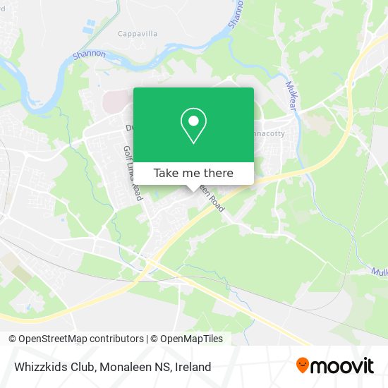 Whizzkids Club, Monaleen NS map