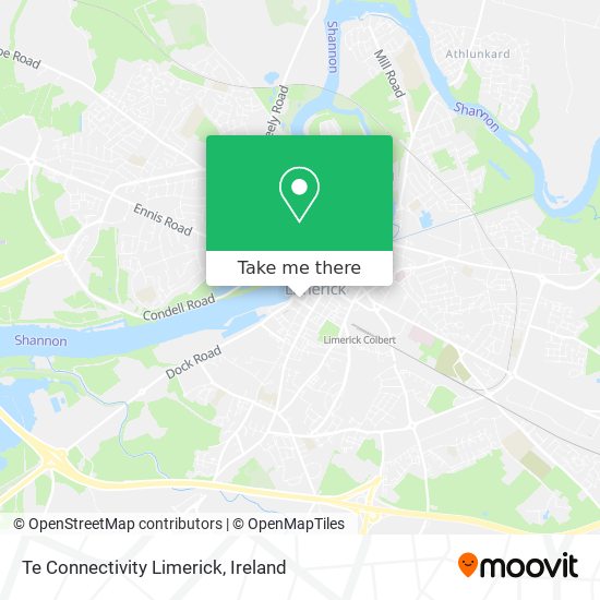 Te Connectivity Limerick map