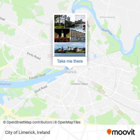 City of Limerick map