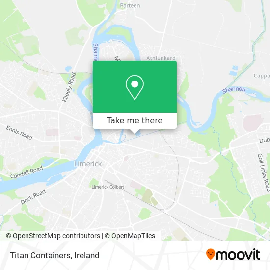 Titan Containers map