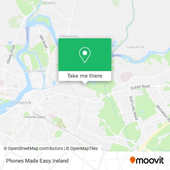 Phones Made Easy map