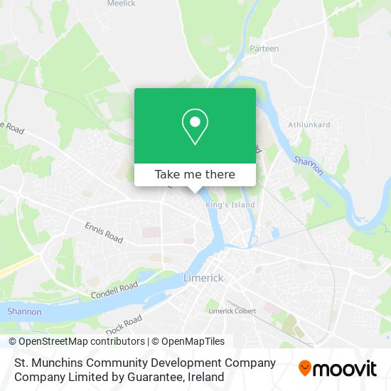 St. Munchins Community Development Company Company Limited by Guarantee map