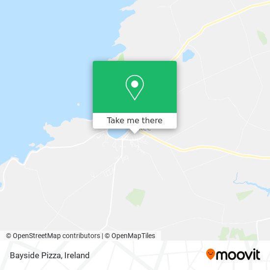 Bayside Pizza map