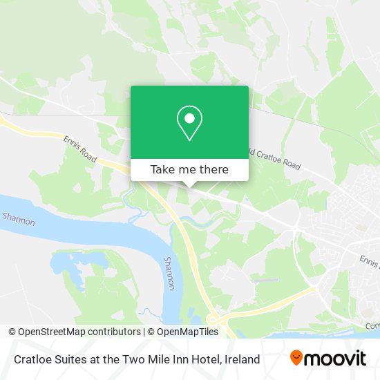 Cratloe Suites at the Two Mile Inn Hotel map