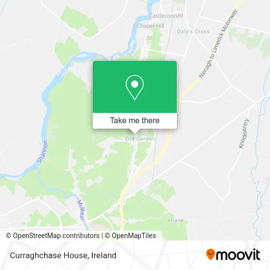 Curraghchase House map
