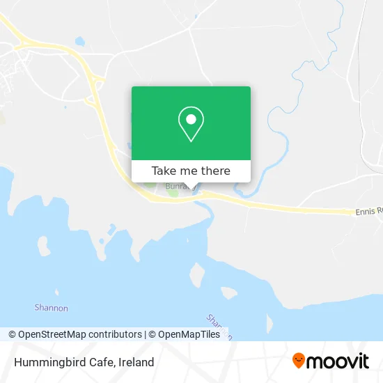 Hummingbird Cafe map