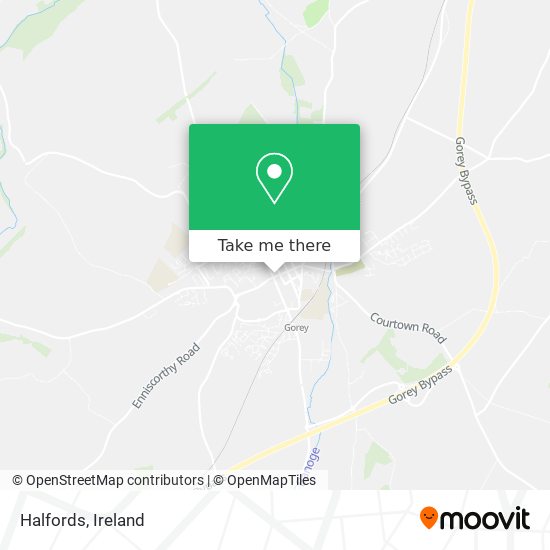 Halfords map