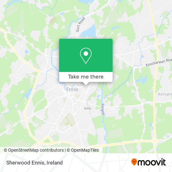 Sherwood Ennis map