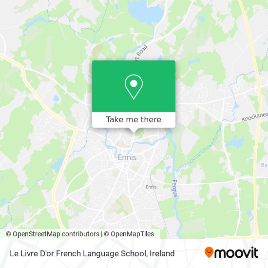 Le Livre D'or French Language School map