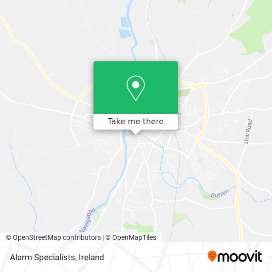 Alarm Specialists map