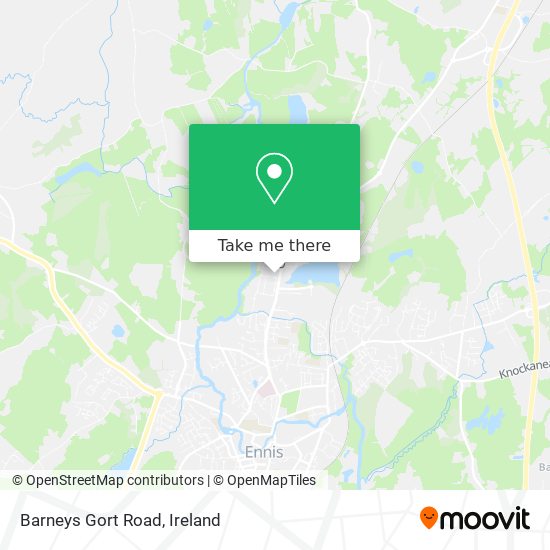 Barneys Gort Road map