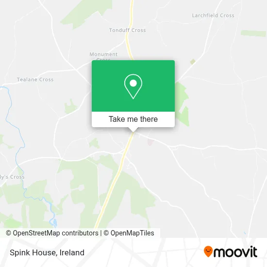 Spink House map