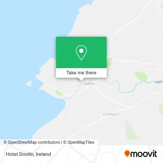 Hotel Doolin map