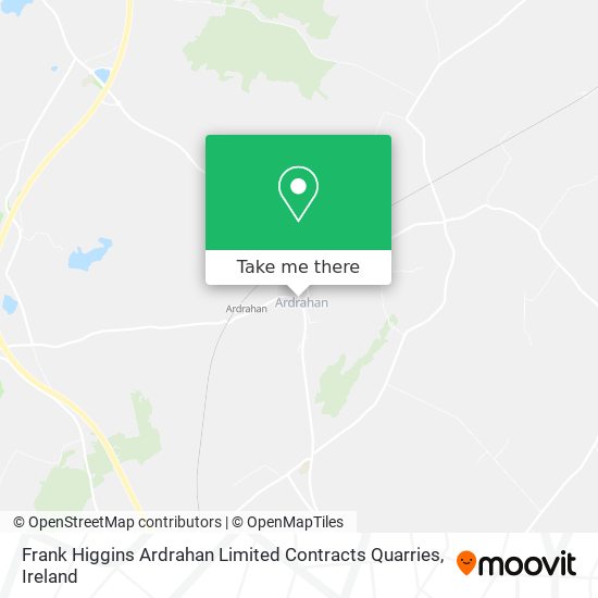 Frank Higgins Ardrahan Limited Contracts Quarries map