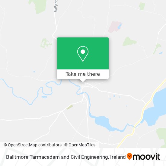 Balltmore Tarmacadam and Civil Engineering map