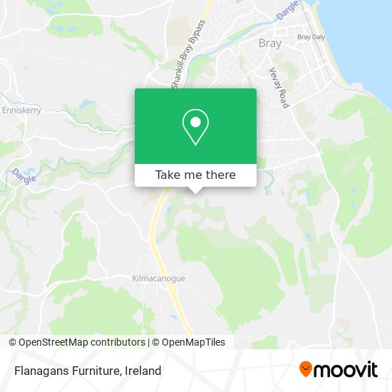 Flanagans Furniture map