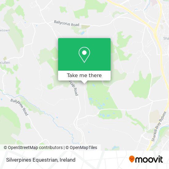 Silverpines Equestrian map