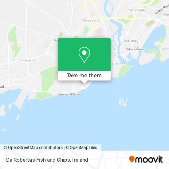 Da Roberta's Fish and Chips map