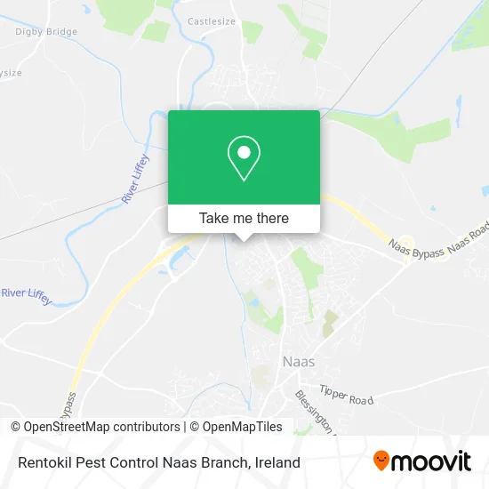 Rentokil Pest Control Naas Branch map