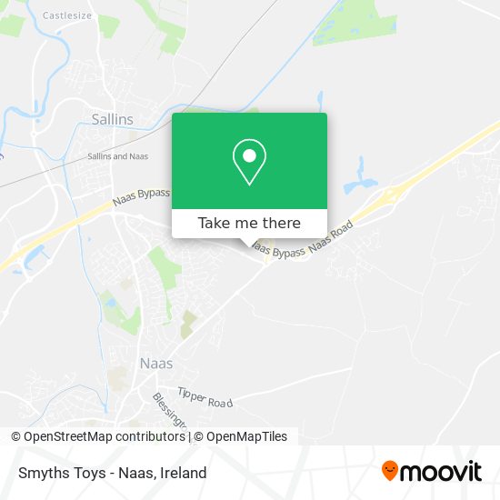Smyths Toys - Naas map