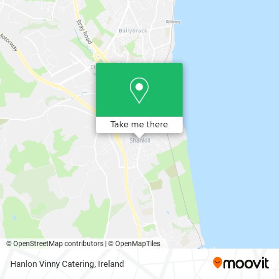 Hanlon Vinny Catering map