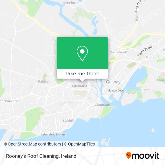 Rooney's Roof Cleaning map