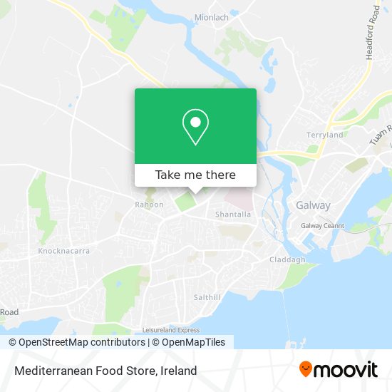 Mediterranean Food Store plan