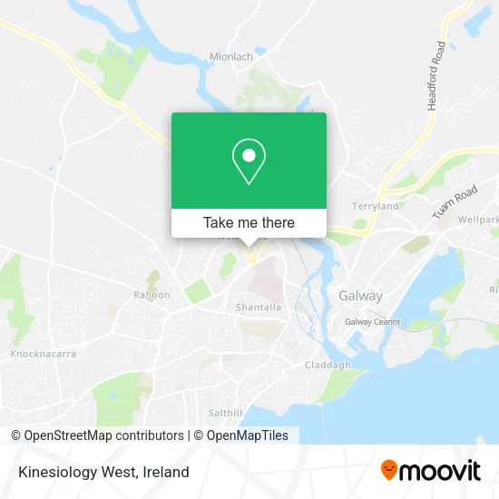 Kinesiology West map