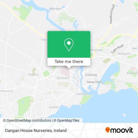 Dangan House Nurseries map