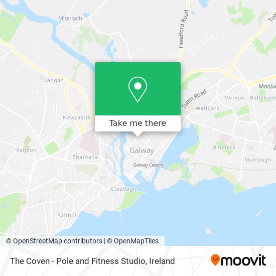 The Coven - Pole and Fitness Studio map