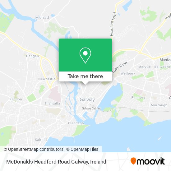 McDonalds Headford Road Galway plan