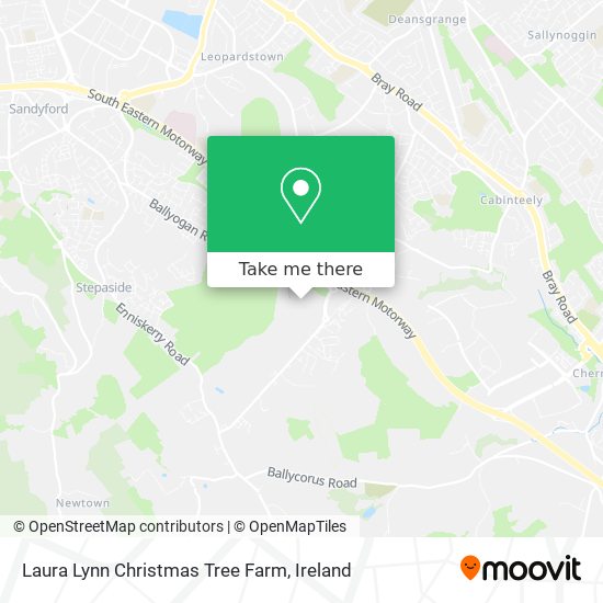 Laura Lynn Christmas Tree Farm map