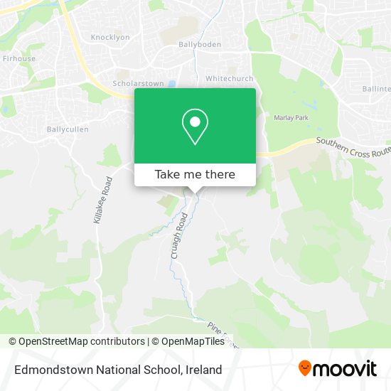 Edmondstown National School map