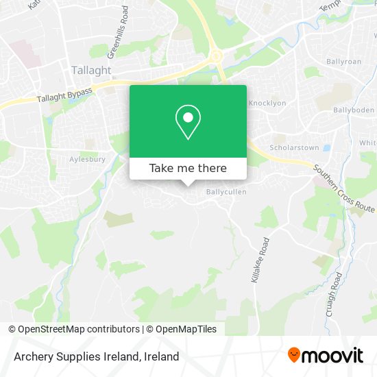 Archery Supplies Ireland map